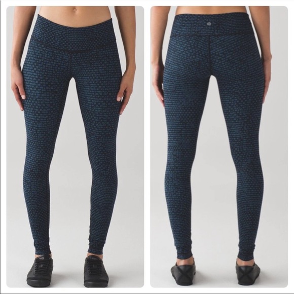 Lululemon Wonder Under Shatter Weave Desert Teal